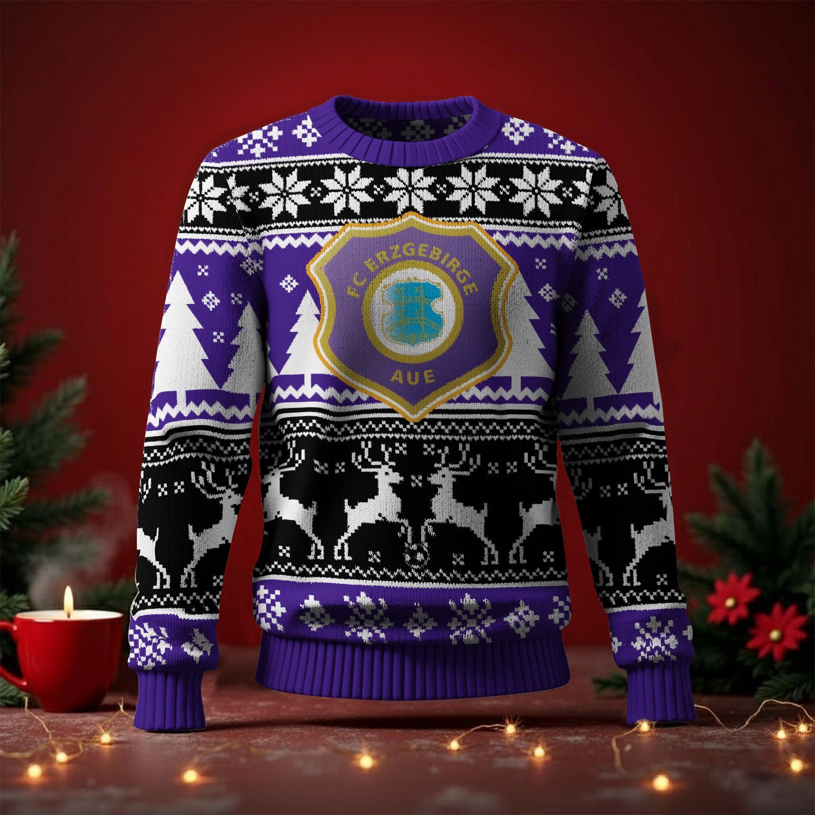 FC Hansa Rostock Fan Edition Weihnachtspullover im neuen Design FC Hansa Rostock Fan Edition Weihnachtspullover im neuen Design