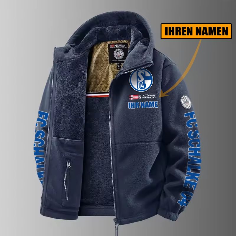 FC Schalke 04 – Winter Zip Hoodie Neue Edition mit Ihrem Namen FC Schalke 04 – Winter Zip Hoodie Neue Edition mit Ihrem Namen