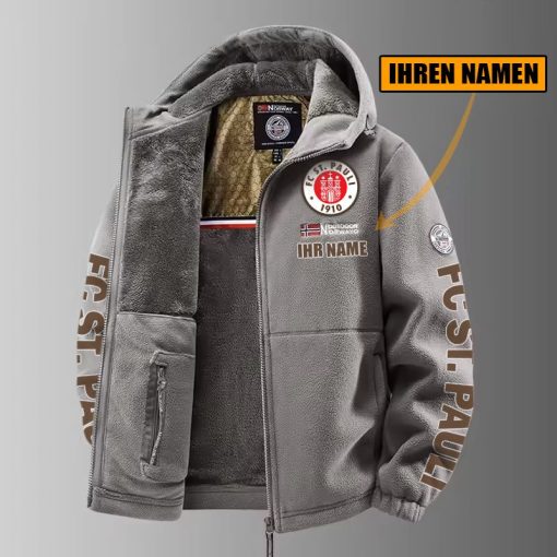 FC St. Pauli – Winter Zip Hoodie Neue Edition mit Ihrem Namen FC St. Pauli – Winter Zip Hoodie Neue Edition mit Ihrem Namen