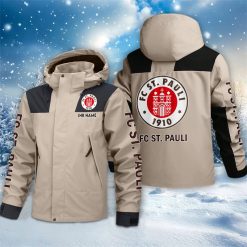 FC St. Pauli – Outdoorjacke Sportlicher Stil mit Ihrem Namen