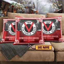 FC Viktoria Köln – Individueller Name im neuen Design, Kissen mit Füllung
