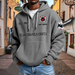 FC Viktoria Köln – Waffel-Hoodie neue Version mit Ihrem Namen