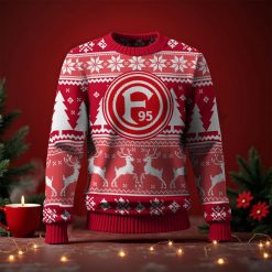 Fortuna Düsseldorf Fan Edition Weihnachtspullover im neuen Design
