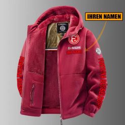 Fortuna Düsseldorf – Winter Zip Hoodie Neue Edition mit Ihrem Namen