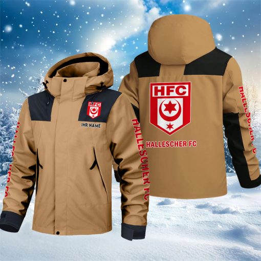 Hallescher FC – Outdoorjacke Sportlicher Stil mit Ihrem Namen Hallescher FC – Outdoorjacke Sportlicher Stil mit Ihrem Namen