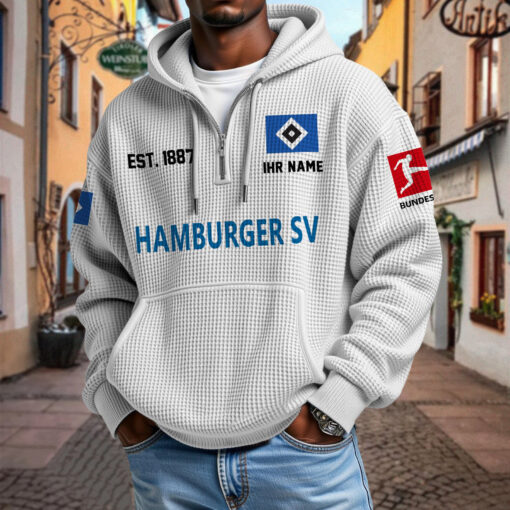 Hamburger SV – Waffel-Hoodie neue Version mit Ihrem Namen Hamburger SV – Waffel-Hoodie neue Version mit Ihrem Namen