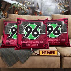 Hannover 96 – Individueller Name im neuen Design, Kissen mit Füllung