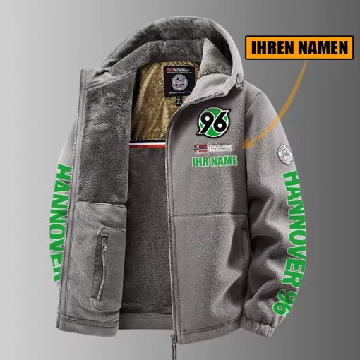 Hannover 96 – Winter Zip Hoodie Neue Edition mit Ihrem Namen Hannover 96 – Winter Zip Hoodie Neue Edition mit Ihrem Namen