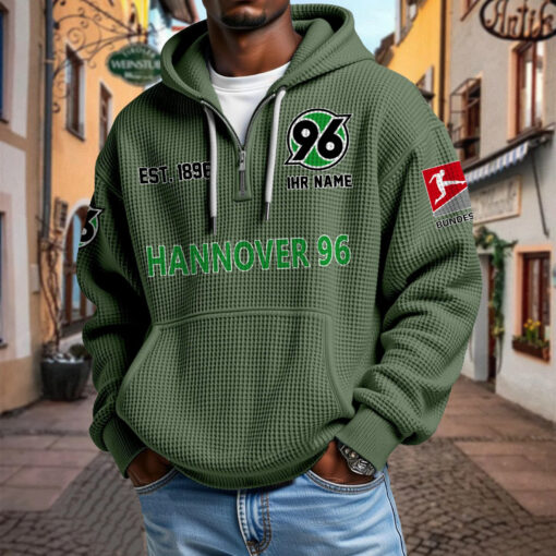 Hannover 96 – Waffel-Hoodie neue Version mit Ihrem Namen Hannover 96 – Waffel-Hoodie neue Version mit Ihrem Namen