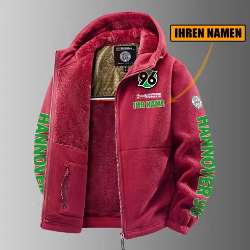 Hannover 96 – Winter Zip Hoodie Neue Edition mit Ihrem Namen Hannover 96 – Winter Zip Hoodie Neue Edition mit Ihrem Namen