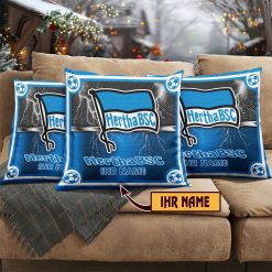 Hertha BSC – Individueller Name im neuen Design, Kissen mit Füllung