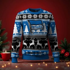 Hertha BSC Fan Edition Weihnachtspullover im neuen Design
