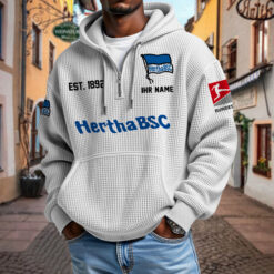 Hertha BSC – Waffel-Hoodie neue Version mit Ihrem Namen