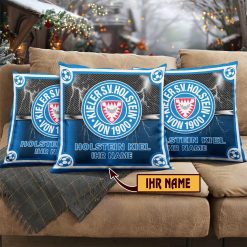 Holstein Kiel – Individueller Name im neuen Design, Kissen mit Füllung