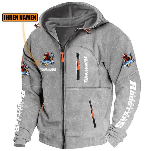 Iserlohn Roosters Individueller Name Neue Version Zip-Up-Jacke Iserlohn Roosters Individueller Name Neue Version Zip-Up-Jacke