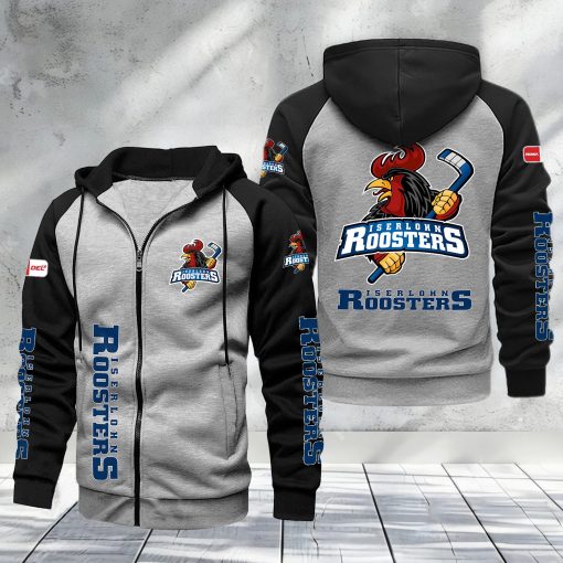 Iserlohn Roosters Raglan Zip Hoodie – Sonderausgabe Iserlohn Roosters Raglan Zip Hoodie – Sonderausgabe