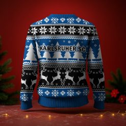 Karlsruher SC Fan Edition Weihnachtspullover im neuen Design