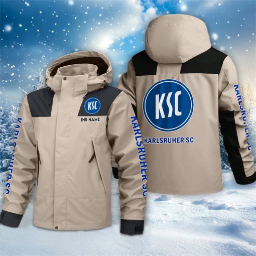 Karlsruher SC – Outdoorjacke Sportlicher Stil mit Ihrem Namen Karlsruher SC – Outdoorjacke Sportlicher Stil mit Ihrem Namen