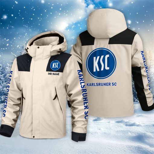 Karlsruher SC – Outdoorjacke Sportlicher Stil mit Ihrem Namen Karlsruher SC – Outdoorjacke Sportlicher Stil mit Ihrem Namen