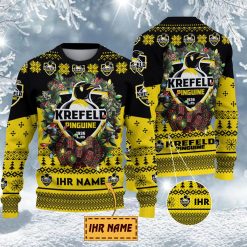 Krefeld Pinguine Special Edition Weihnachtspullover (Individueller Name)