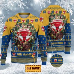 Lausitzer Füchse Special Edition Weihnachtspullover (Individueller Name)