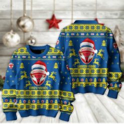 Lausitzer Füchse Fan Edition Weihnachtspullover im neuen Design – Individueller Name