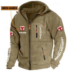 Lausitzer Füchse Individueller Name Neue Version Zip-Up-Jacke