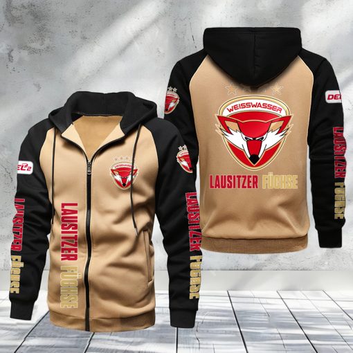 Lausitzer Füchse Raglan Zip Hoodie – Sonderausgabe Lausitzer Füchse Raglan Zip Hoodie – Sonderausgabe