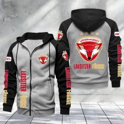 Lausitzer Füchse Raglan Zip Hoodie – Sonderausgabe