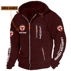 Lausitzer Füchse Individueller Name Neue Version Zip-Up-Jacke