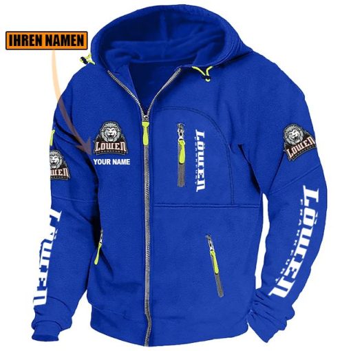 Löwen Frankfurt Individueller Name Neue Version Zip-Up-Jacke Löwen Frankfurt Individueller Name Neue Version Zip-Up-Jacke