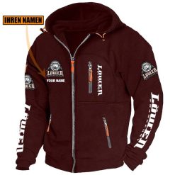 Löwen Frankfurt Individueller Name Neue Version Zip-Up-Jacke