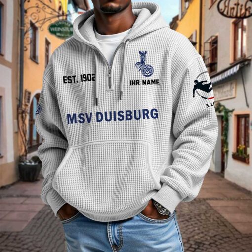 Msv duisburg – Waffel-Hoodie neue Version mit Ihrem Namen Msv duisburg – Waffel-Hoodie neue Version mit Ihrem Namen