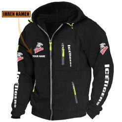 Nürnberg Ice Tigers Individueller Name Neue Version Zip-Up-Jacke