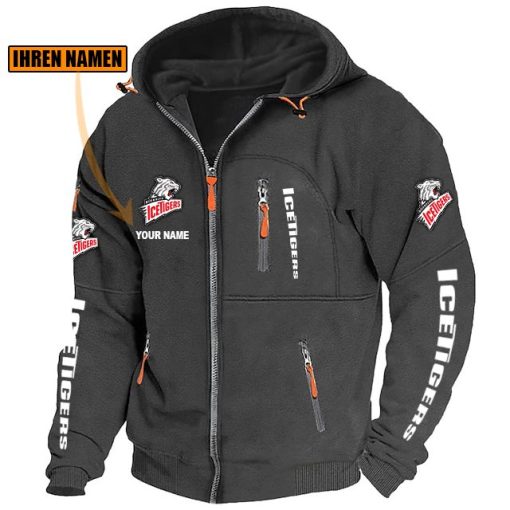 Nürnberg Ice Tigers Individueller Name Neue Version Zip-Up-Jacke Nürnberg Ice Tigers Individueller Name Neue Version Zip-Up-Jacke