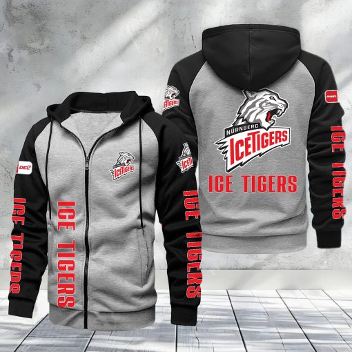 Nürnberg Ice Tigers Raglan Zip Hoodie – Sonderausgabe Nürnberg Ice Tigers Raglan Zip Hoodie – Sonderausgabe