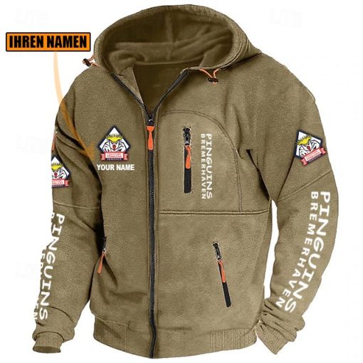 Pinguins Bremerhaven Individueller Name Neue Version Zip-Up-Jacke Pinguins Bremerhaven Individueller Name Neue Version Zip-Up-Jacke