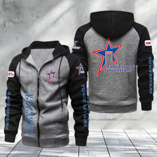 Ravensburg Towerstars Raglan Zip Hoodie – Sonderausgabe Ravensburg Towerstars Raglan Zip Hoodie – Sonderausgabe