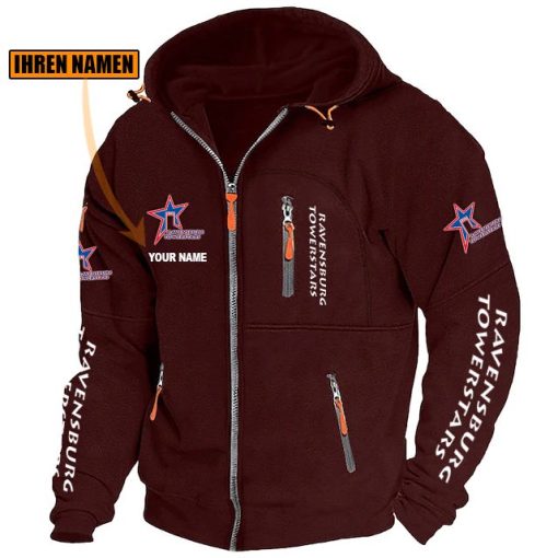 Ravensburg Towerstars Individueller Name Neue Version Zip-Up-Jacke Ravensburg Towerstars Individueller Name Neue Version Zip-Up-Jacke