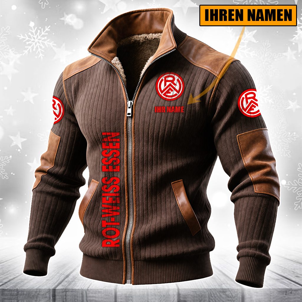 Rot-Weiss Essen – Winter-Bomberjacke Sonderausgabe mit Ihrem Namen Rot-Weiss Essen – Winter-Bomberjacke Sonderausgabe mit Ihrem Namen