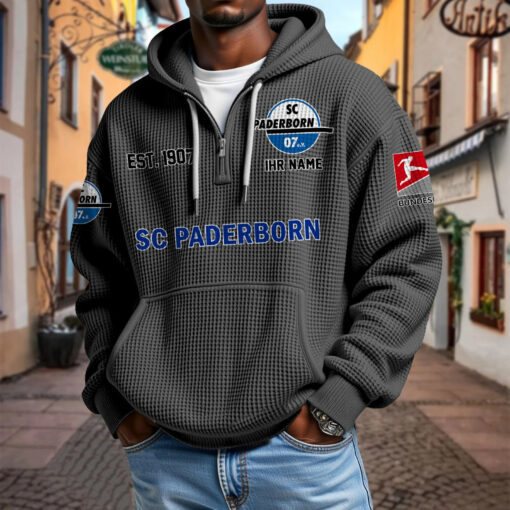 SC Paderborn 07 – Waffel-Hoodie neue Version mit Ihrem Namen SC Paderborn 07 – Waffel-Hoodie neue Version mit Ihrem Namen