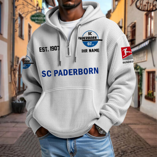 SC Paderborn 07 – Waffel-Hoodie neue Version mit Ihrem Namen SC Paderborn 07 – Waffel-Hoodie neue Version mit Ihrem Namen