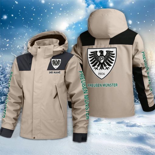 SC Preußen Münster – Outdoorjacke Sportlicher Stil mit Ihrem Namen SC Preußen Münster – Outdoorjacke Sportlicher Stil mit Ihrem Namen