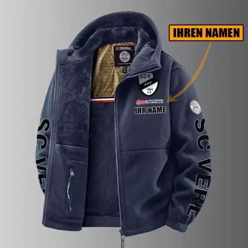 SC Verl – Winter Zip Hoodie Neue Edition mit Ihrem Namen SC Verl – Winter Zip Hoodie Neue Edition mit Ihrem Namen