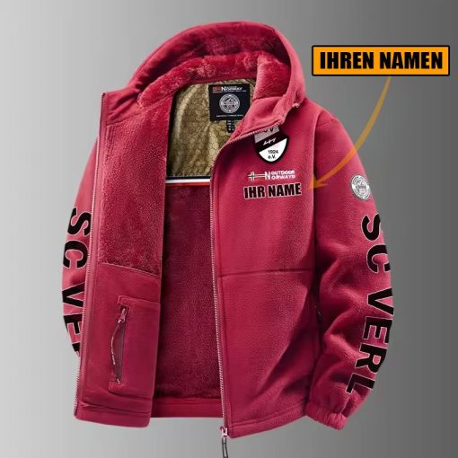 SC Verl – Winter Zip Hoodie Neue Edition mit Ihrem Namen SC Verl – Winter Zip Hoodie Neue Edition mit Ihrem Namen