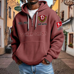 SG Dynamo Dresden – Waffel-Hoodie neue Version mit Ihrem Namen
