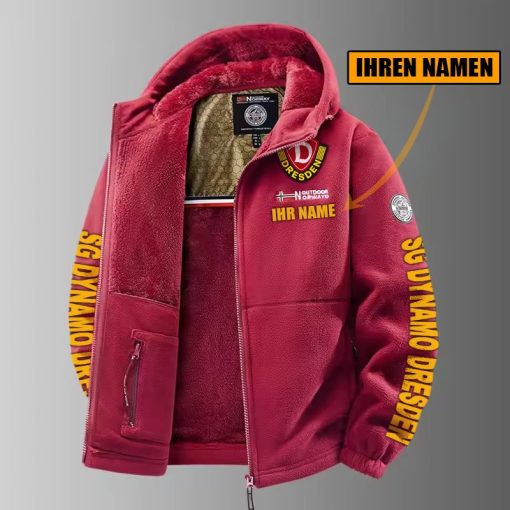 SG Dynamo Dresden – Winter Zip Hoodie Neue Edition mit Ihrem Namen SG Dynamo Dresden – Winter Zip Hoodie Neue Edition mit Ihrem Namen