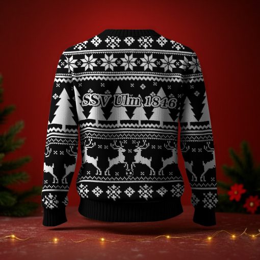 SSV Ulm 1846 Fan Edition Weihnachtspullover im neuen Design SSV Ulm 1846 Fan Edition Weihnachtspullover im neuen Design