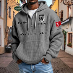 SSV Ulm 1846 – Waffel-Hoodie neue Version mit Ihrem Namen