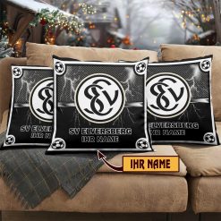 SV Elversberg – Individueller Name im neuen Design, Kissen mit Füllung